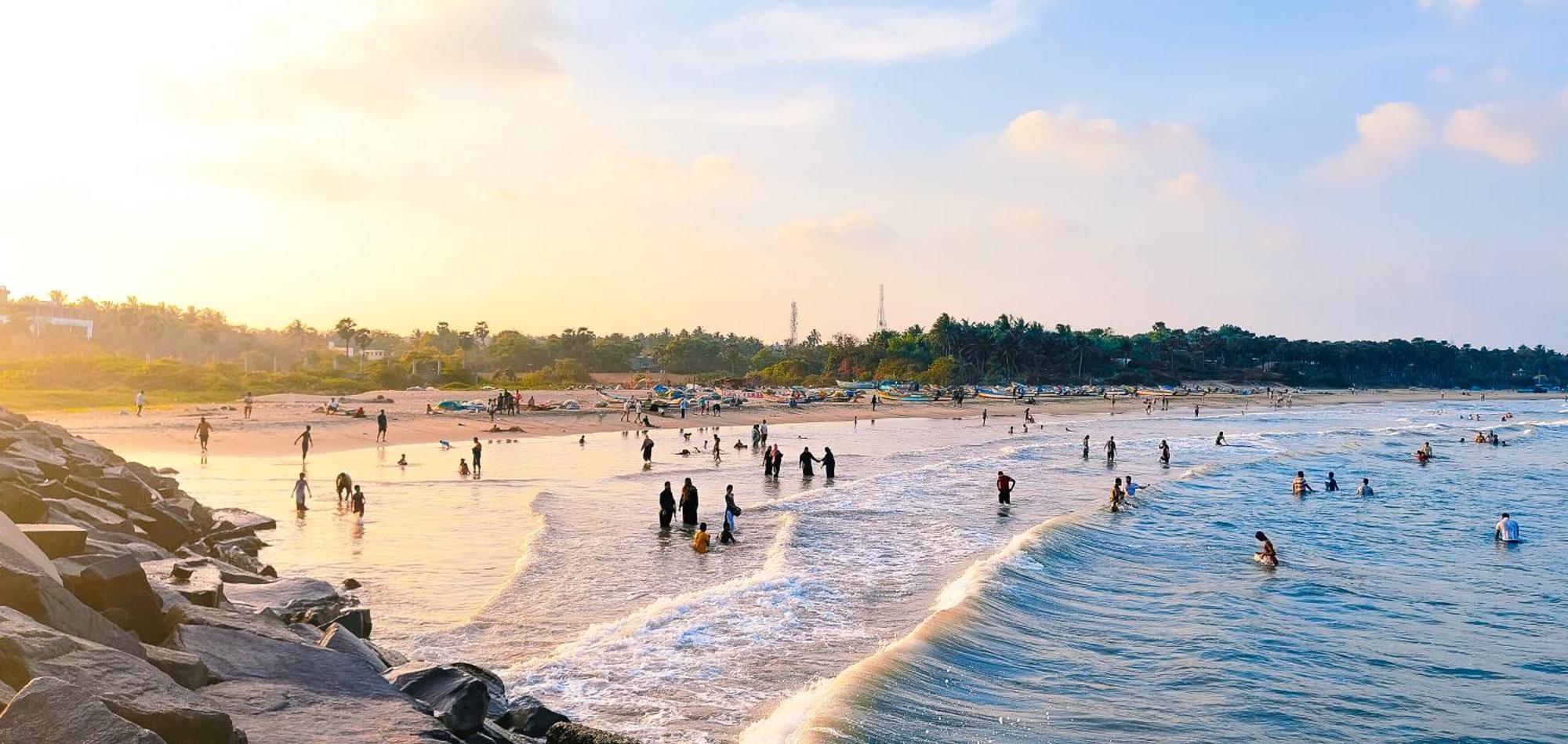 Serenity Sands Beach Resort Pondicherry Bagian luar foto